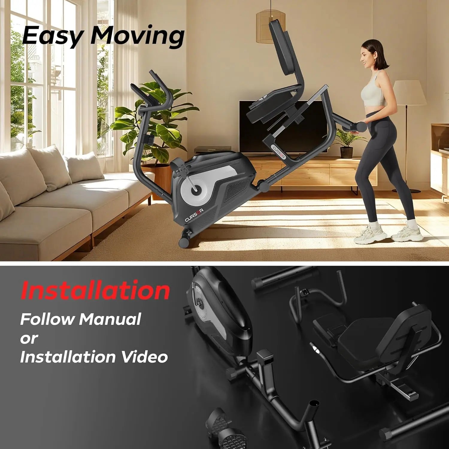Fitness Stationary Exercise Bike for Home