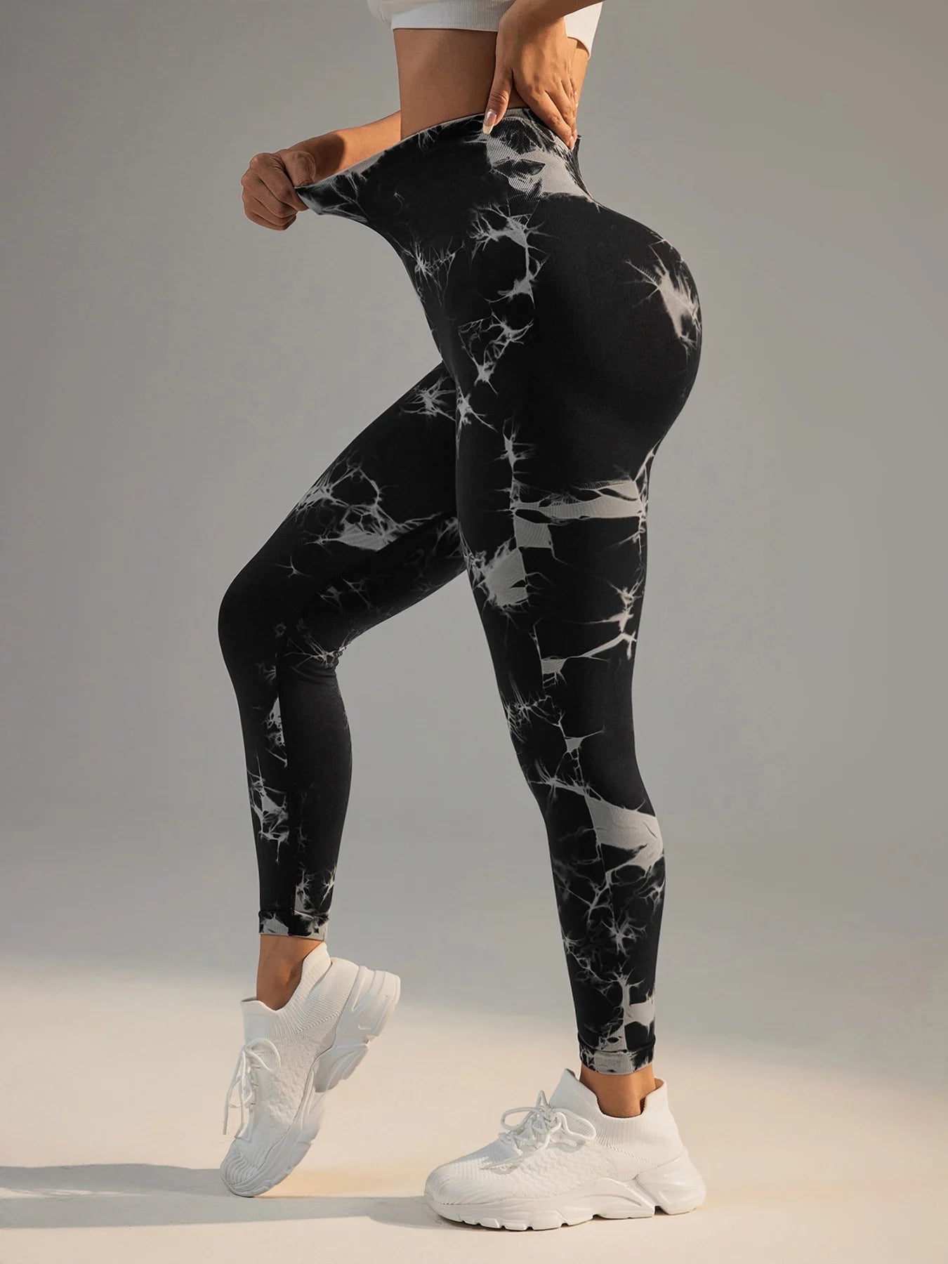 Women’s Tie-Dye Seamless Sports Leggings