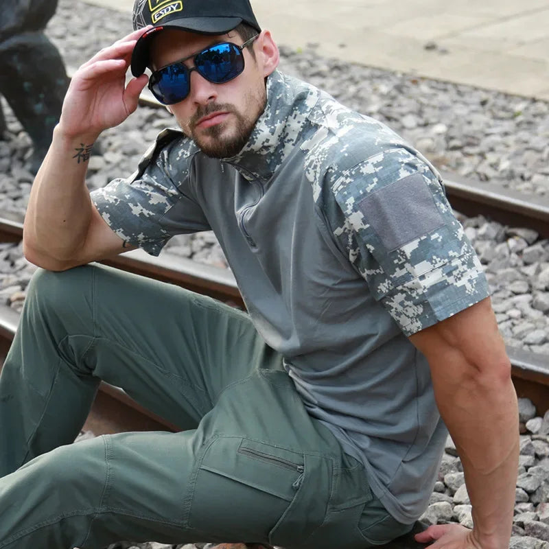 Camouflage Military Tactical Shirt for Men