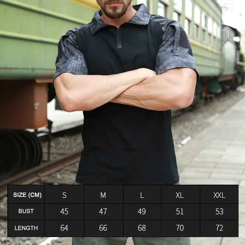 Camouflage Military Tactical Shirt for Men