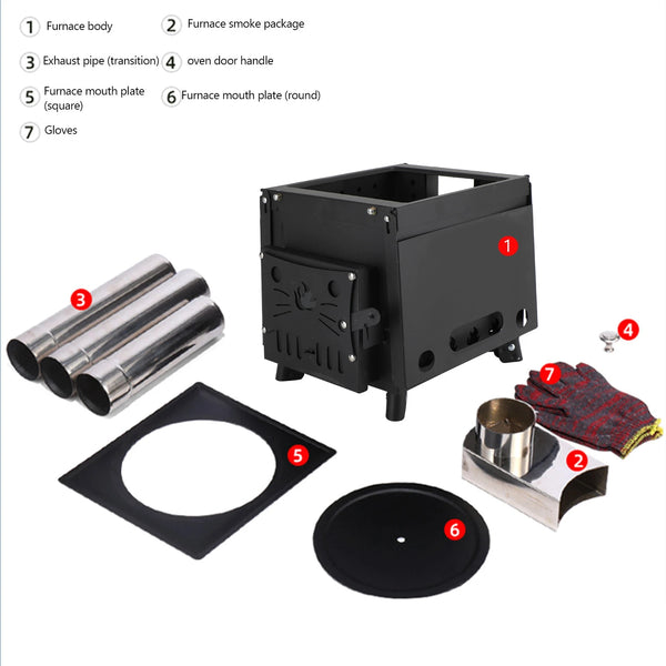 Portable Outdoor Wood Burning Camping Stove